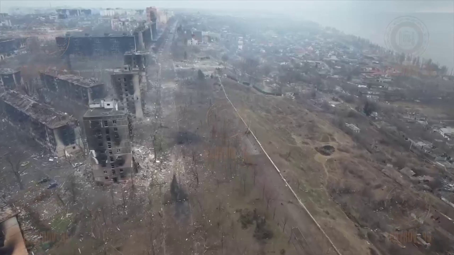 Мариуполь. Скриншот видео из телеграма Рамзана Кадырова.