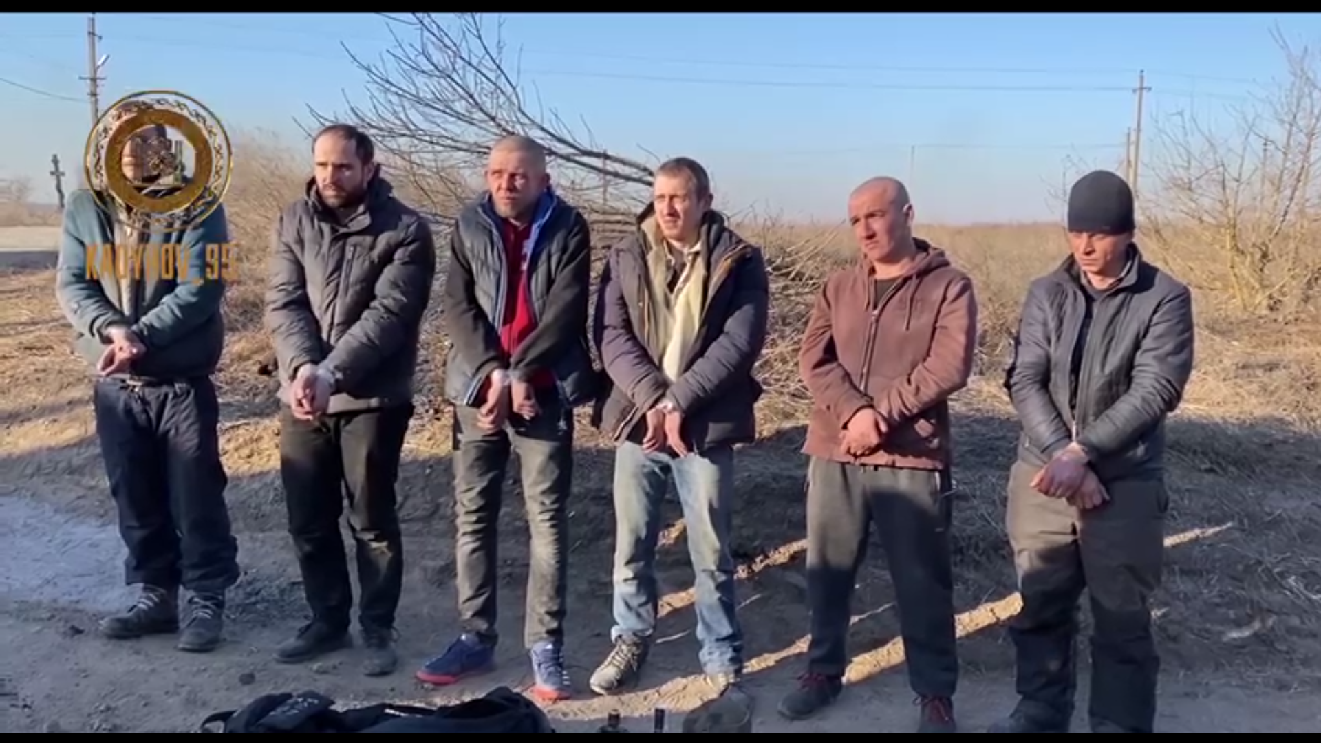Видео с допросом «украинских пленных». Скриншот из телеграма Рамзана Кадырова