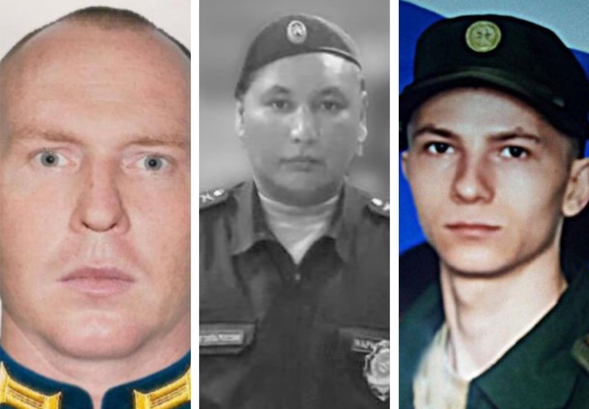 Погибшие в Украине российские военнослужащие. Коллаж "Спектра". 
