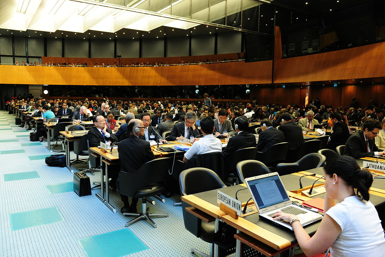 Заседание Всемирной торговой организации. Фото Marc Mongenet / Википедия / CC BY-SA 2.0