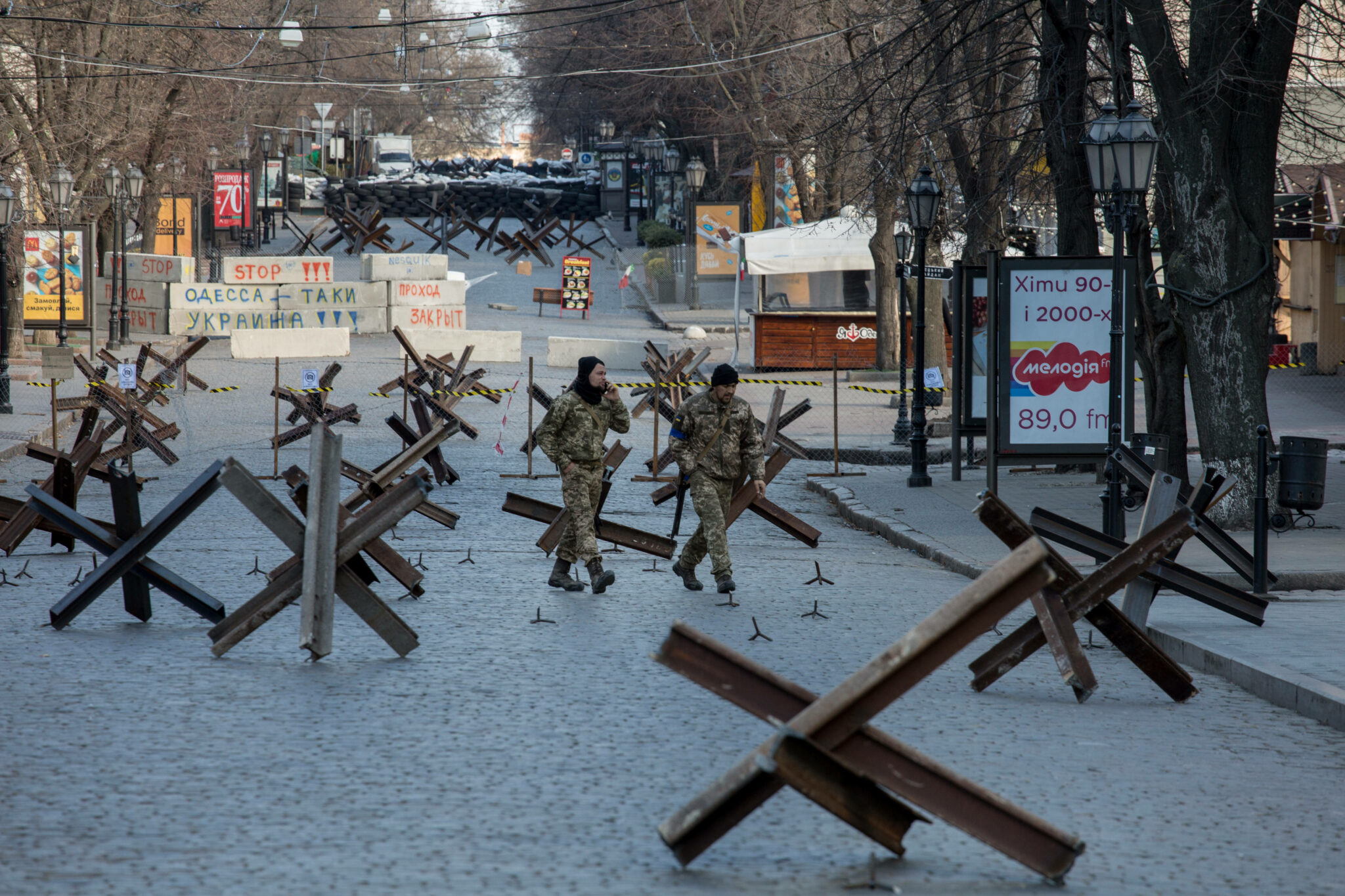 Подготовка Одессы к обороне. 21 марта 2022 года. Фото LOUAI-BARAKAT/SIPA/Scanpix/Leta