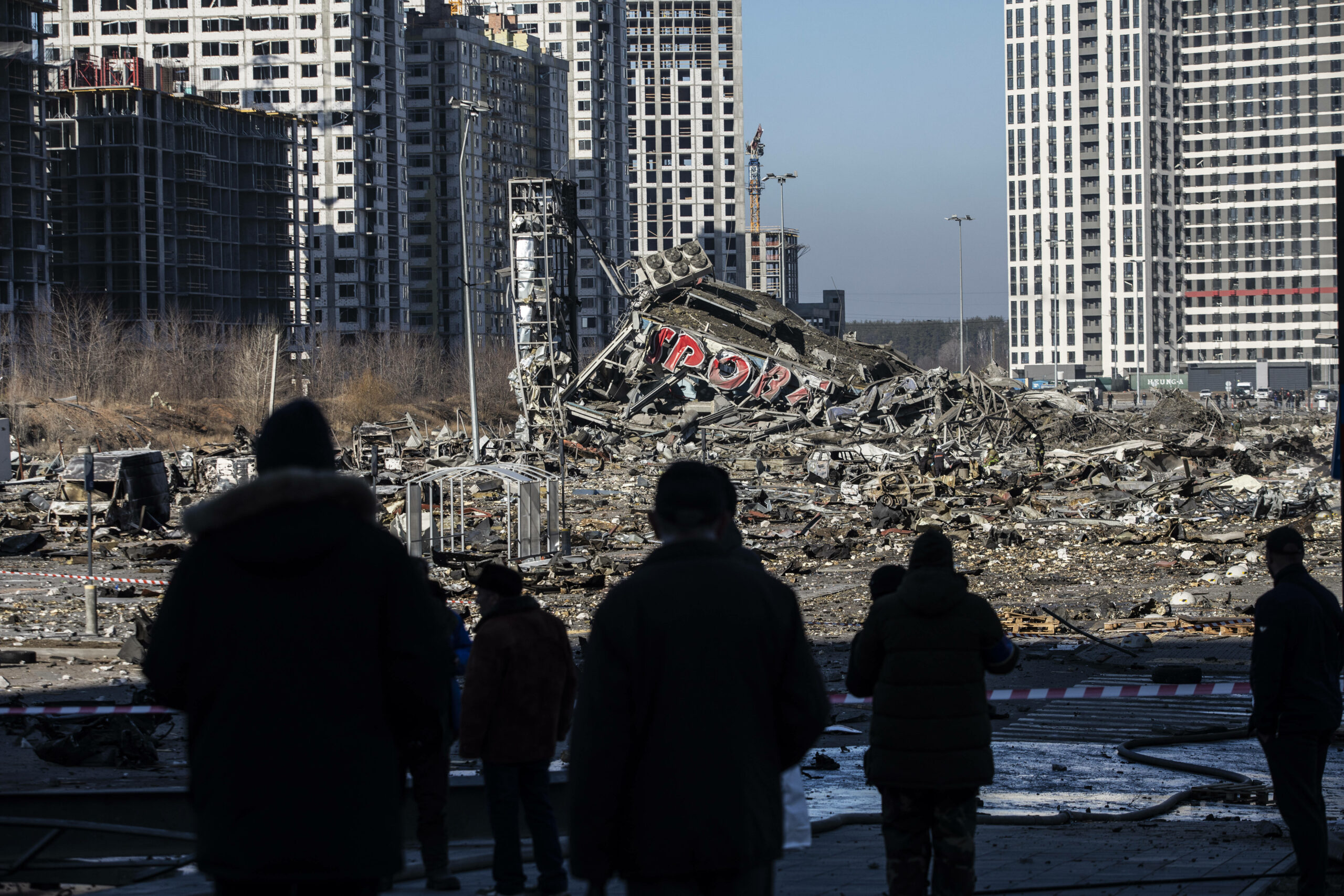 Уничтоженный торговый центр в Киеве. 21 марта 2022 года. Фото Heidi Levine/Sipa Press/Scanpix/Leta