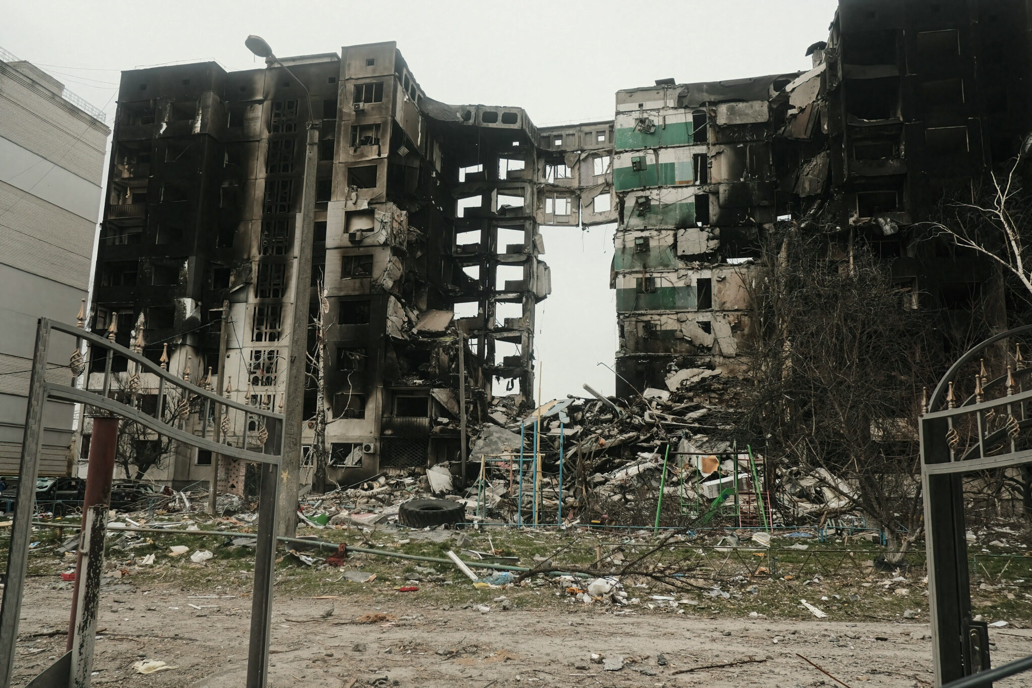 Остатки жилого дома после ракетного удара. Бородянка. Киевская область. 5 апреля 2022 года. Фото Matthew Hatcher/SOPA Images via ZUMA Press Wire/Scanpix/LETA
