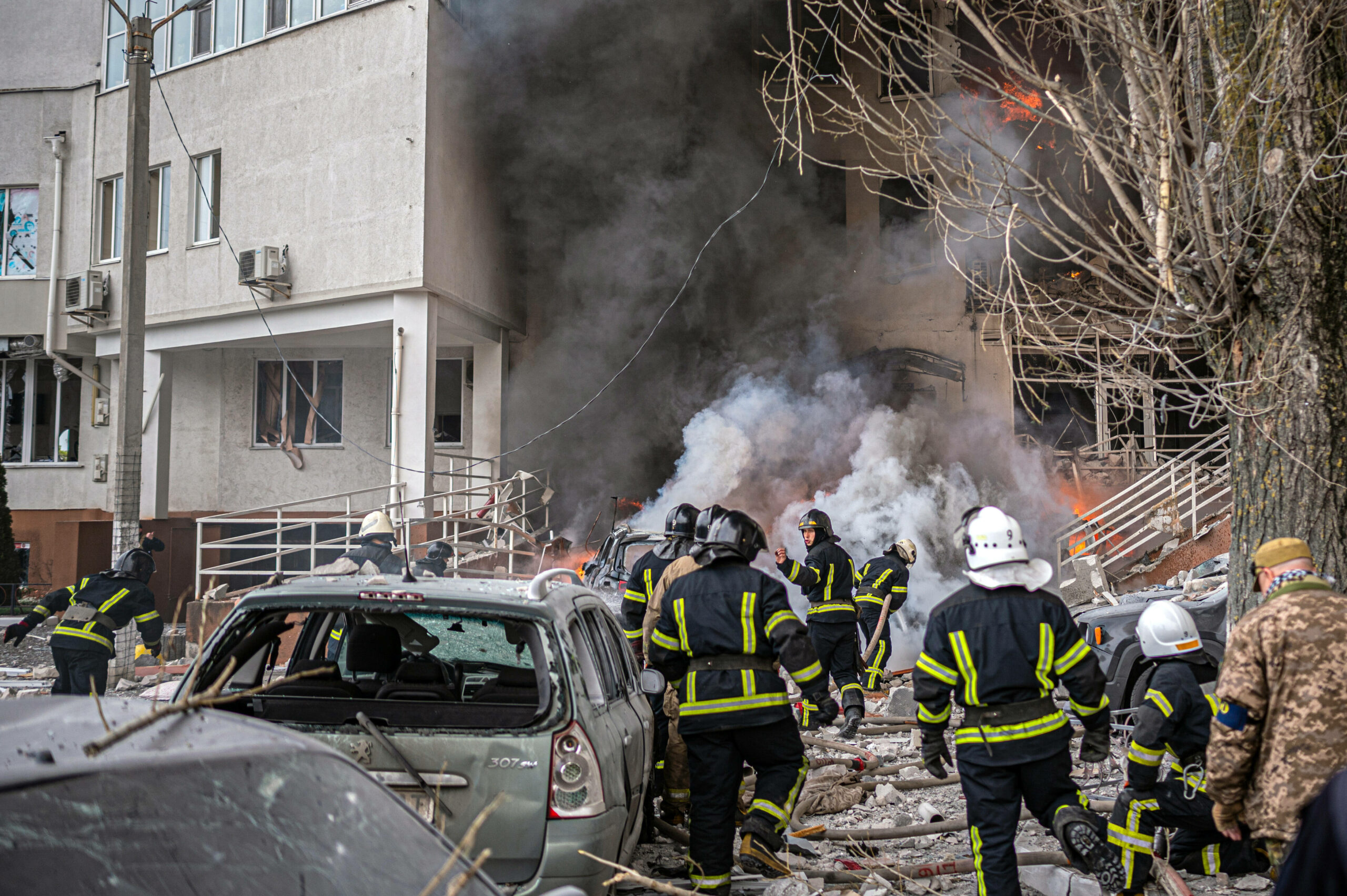 Последствия ракетного удара ВС РФ по жилому дому в Одессе. Фото IMAGO/EST&OST/Scanpix/LETA