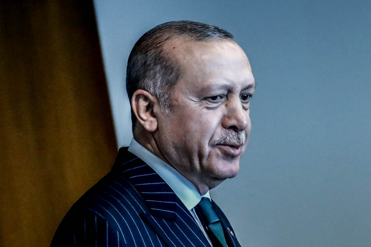 Президент Турции Реджеп Тайип Эрдоган. Фото EPA/Питер Фоули/Scanpix/LETA.