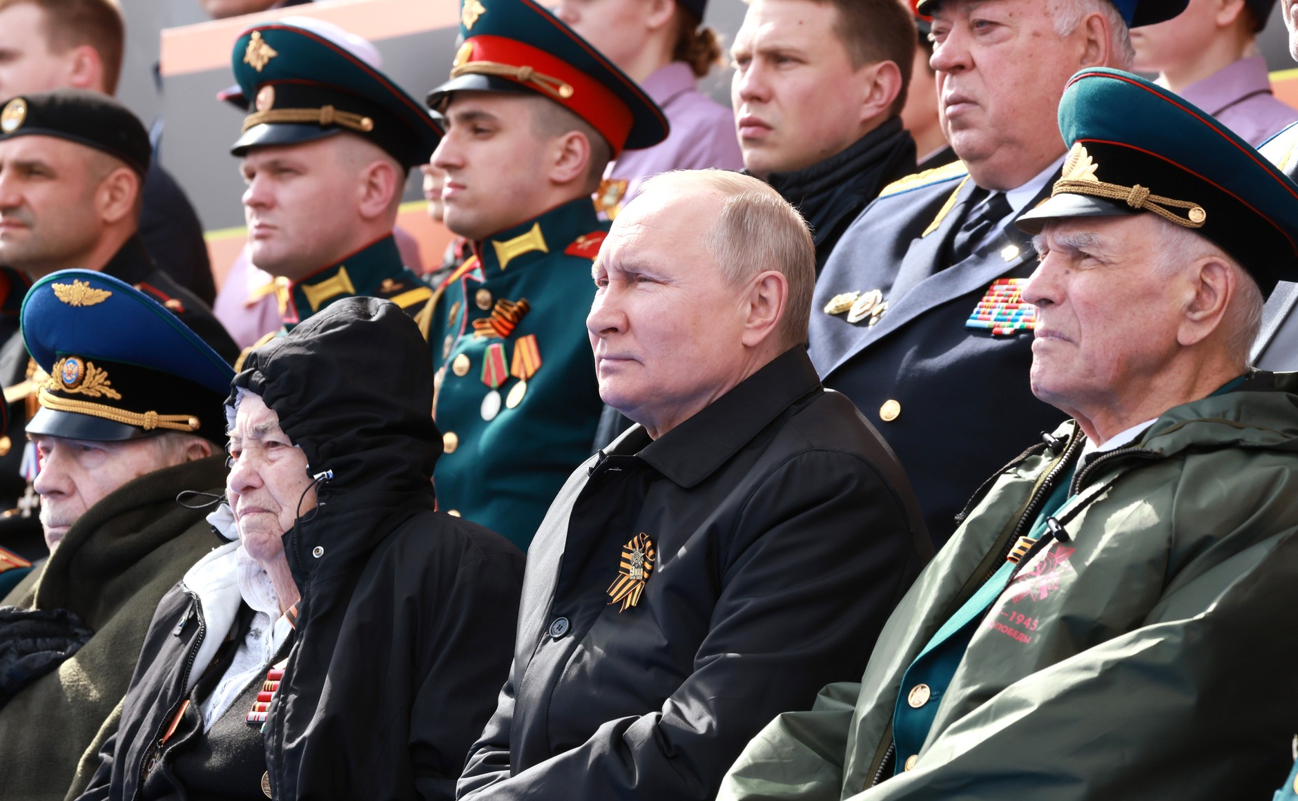 Владимир Путин на параде 9 мая 2022 года. Фото пресс-служба Кремля.