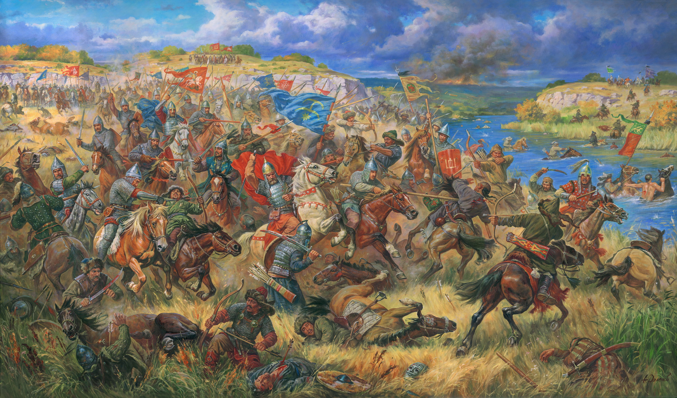 Битва на Синих Водах. Автор: Orlenov - собственная работа, CC BY-SA 4.0