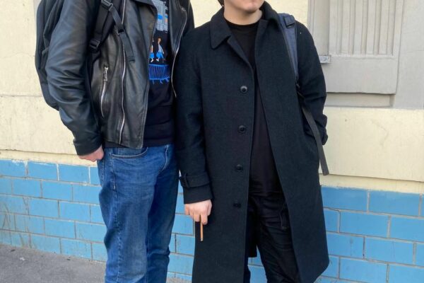 Адвокат Даниил Берман и активист «Весны» Евгений Затеев. Фото телеграм-канал движения «Весна».