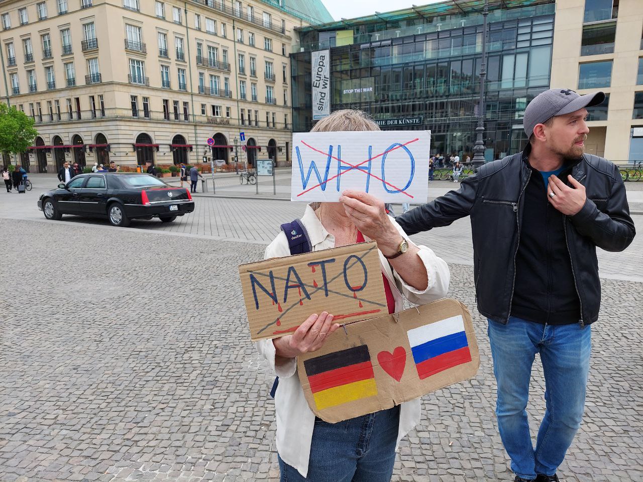 Акция в Берлине в поддержку России. Фото «Спектр».