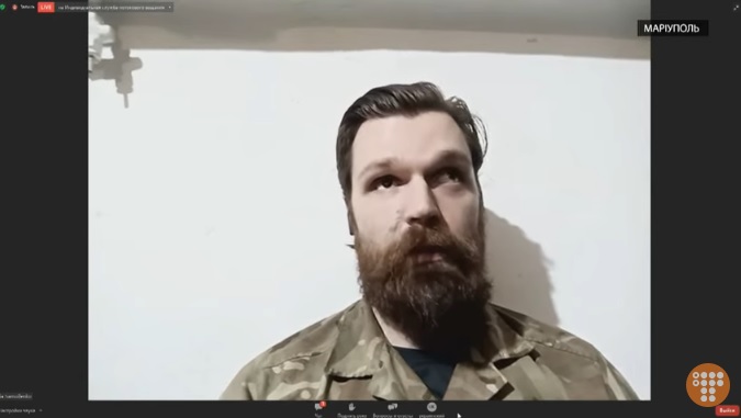 Илья Самойленко во время пресс-конференции. Скриншот из видео Youtube-канала Hromadske.