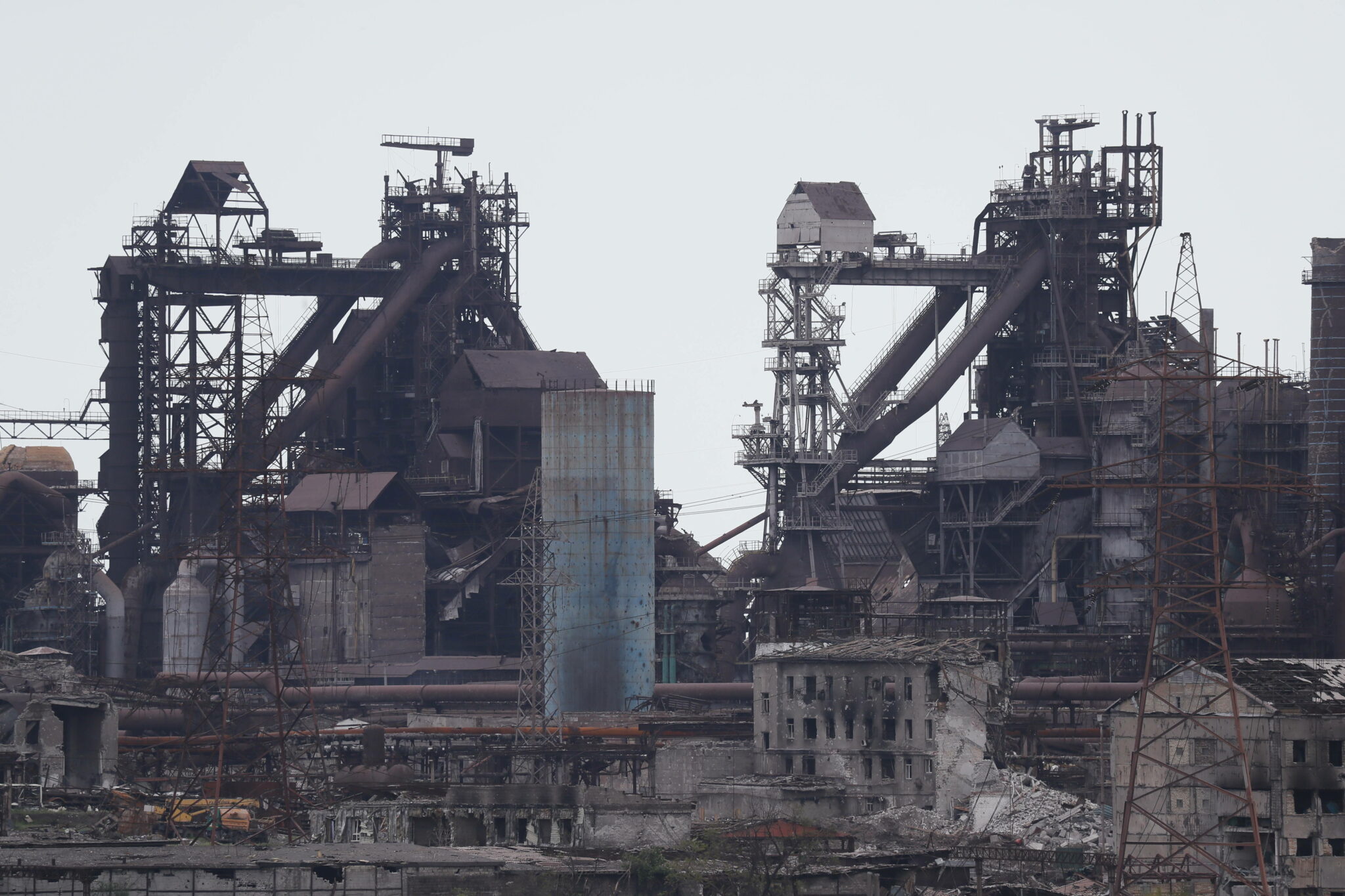 Металлургический комбинат “Азовсталь”. Мариуполь, 15 мая 2022 года. Victor/Xinhua/Scanpix/LETA