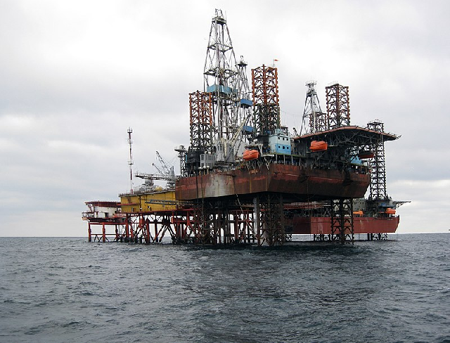 Платформа «Черноморнефтегаза». Фото Wikipedia