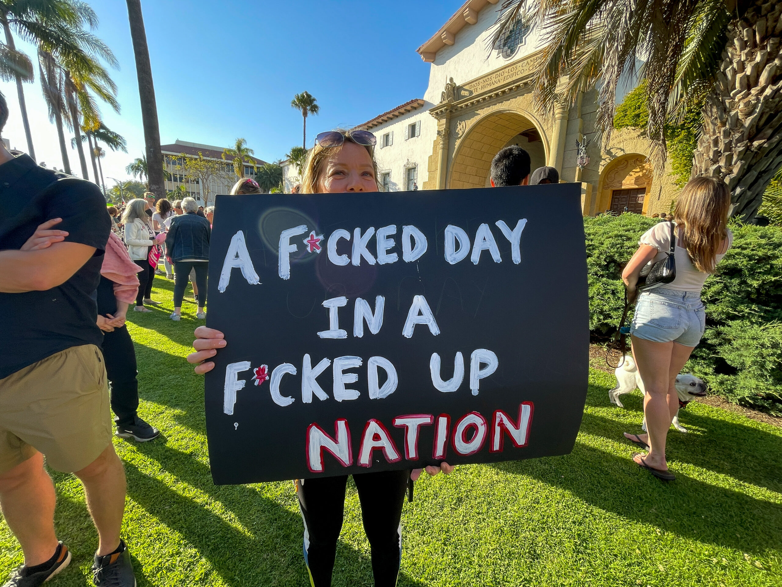 Акция протеста в Санта-Барбаре, Калифорния. 24 июня 2022 года. Фото Amy Katz/ZUMA Press Wire/Scanpix/LETA