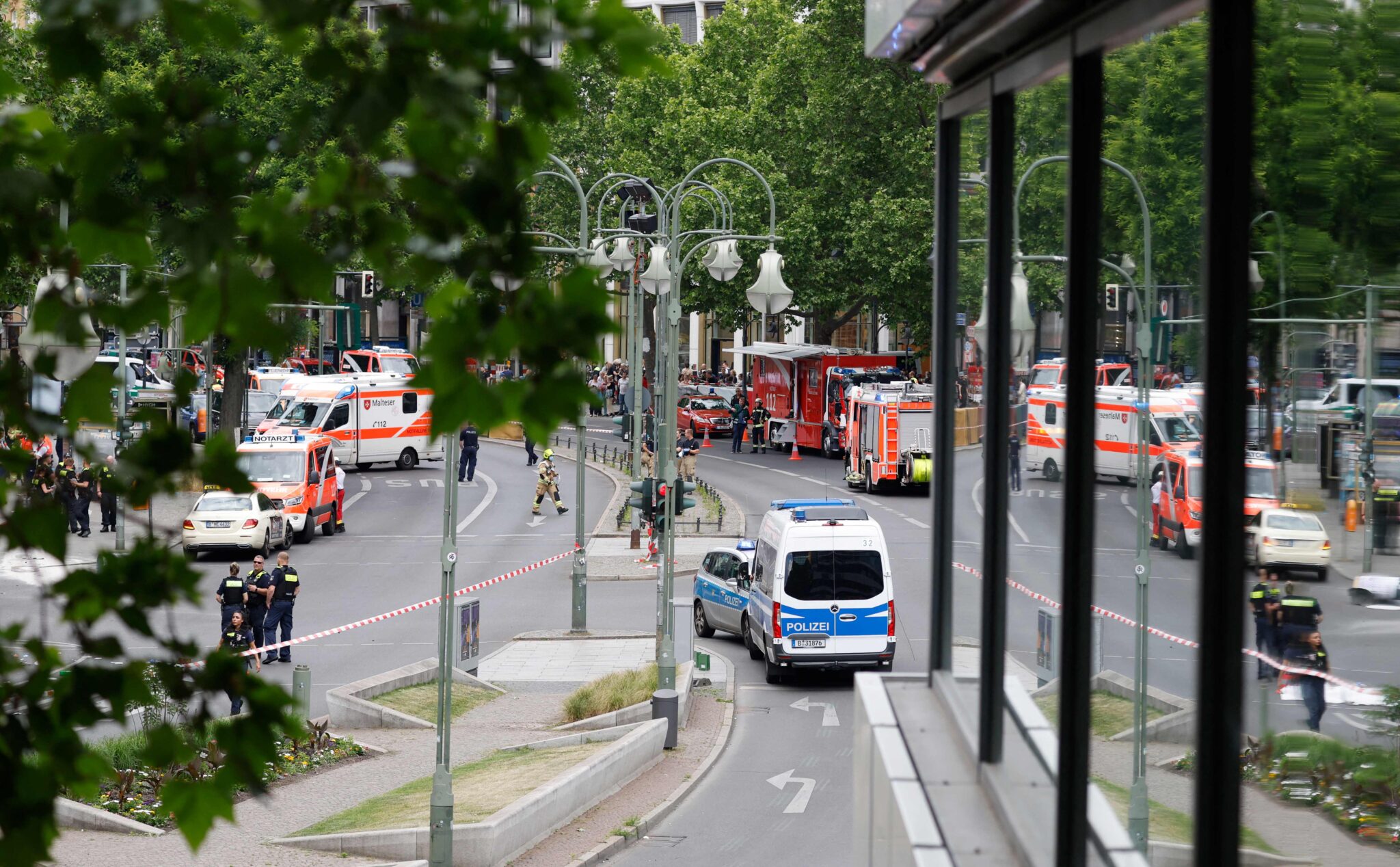 Место происшествия в Берлине. Фото Odd ANDERSEN/AFP/Scanpix/LETA.