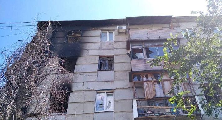 Последствия артиллерийских обстрелов в Луганской области. Фото из телеграм-канала главы Луганской ОВА Сергея Гайдая