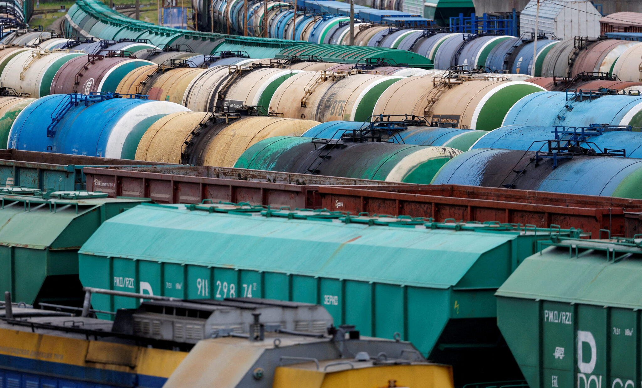 Железнодорожные вагоны в Калининградской области. Фото REUTERS/Vitaly Nevar/Scanpix/LETA
