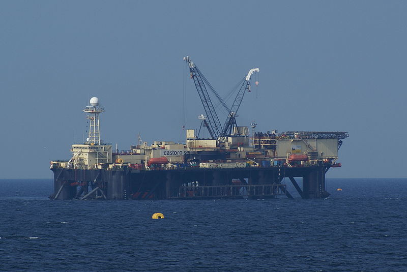 Судно Castoro Sei работающее на участке "Северного потока" в Балтийском море. Март 2011 года. Фото Wikipedia.org