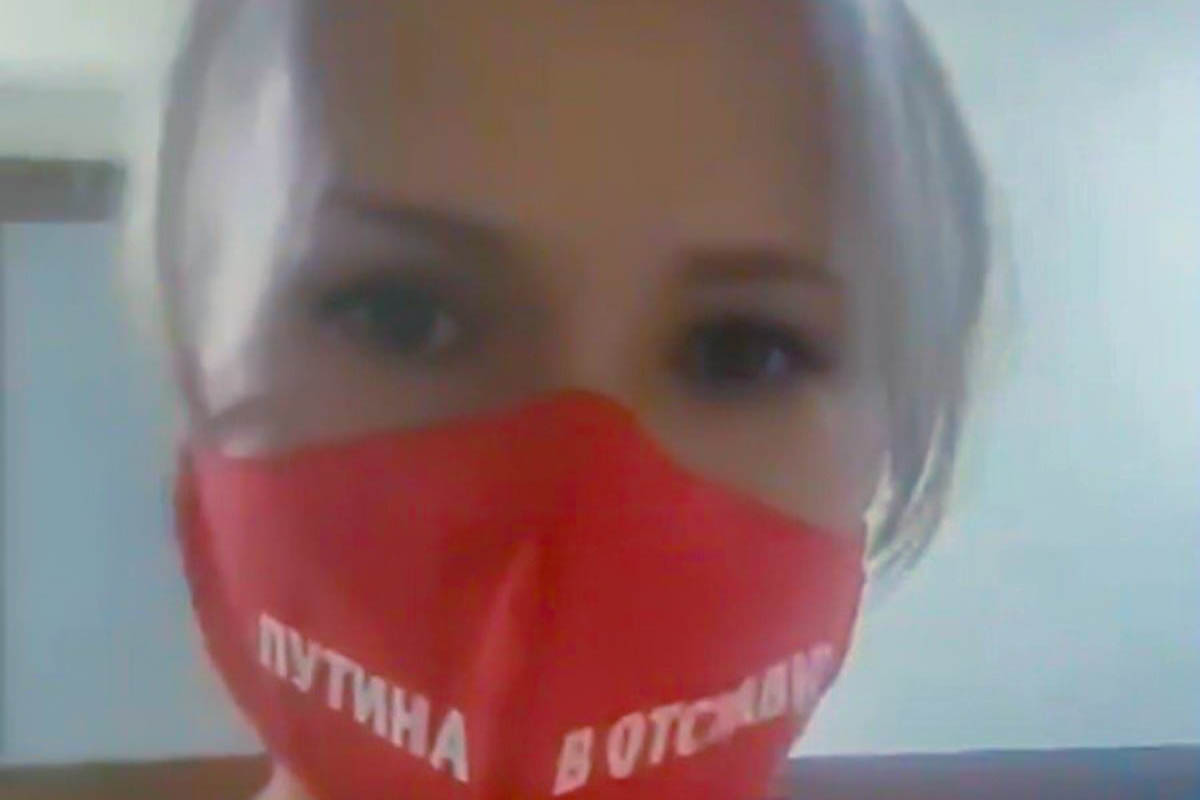 Мария Пономаренко. Фото из телеграм-канала «Апология протеста».