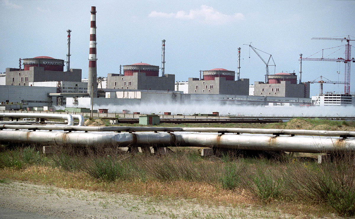 Запорожская АЭС. Фото SERGEI SUPINSKY/EPA/Scanpix/Leta