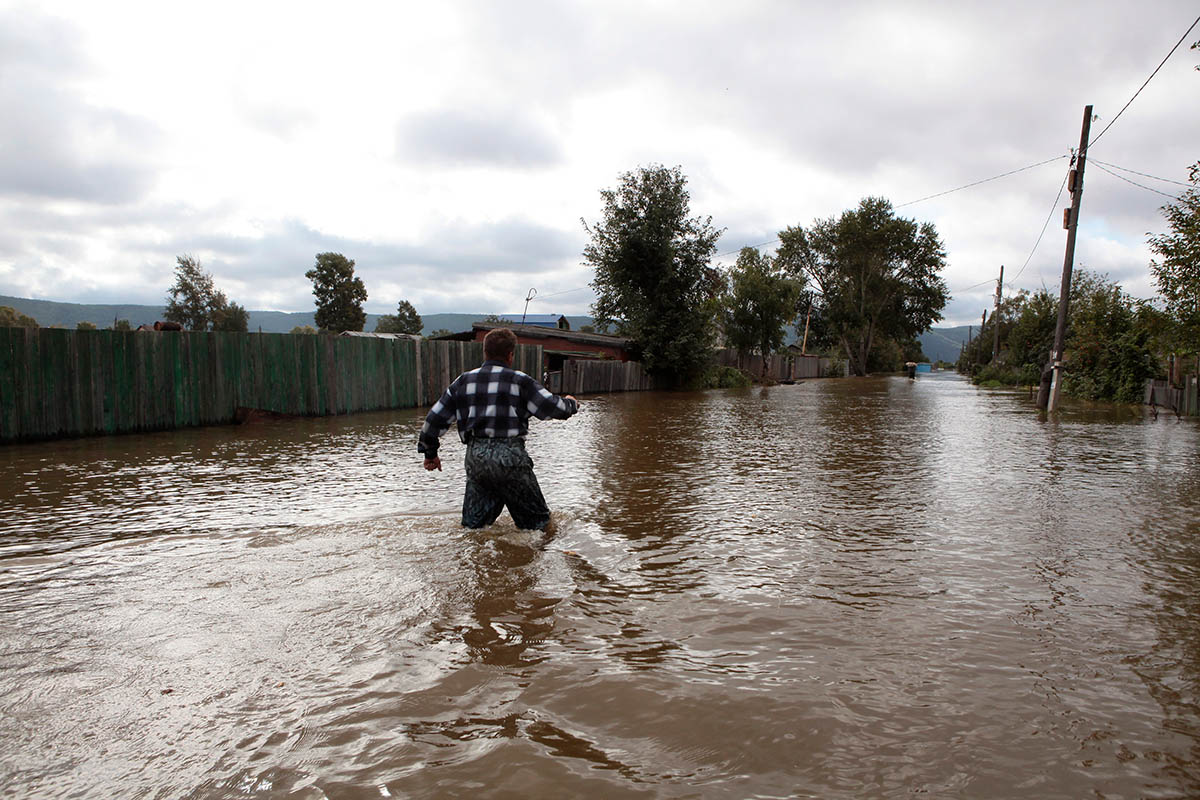 Паводок. Фото Vladimir Barsukov/REUTERS/Scanpix/Leta