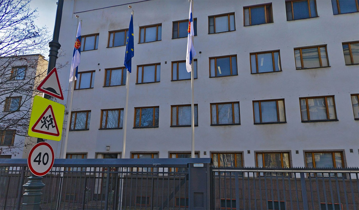 Посольство Финляндии в Москве. Скриншот Яндекс-карты