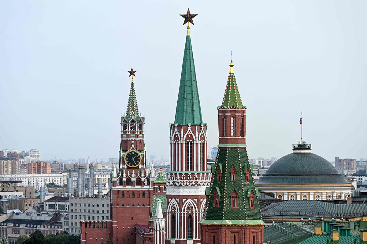Башни Кремля. Фото Kirill KUDRYAVTSEV/AFP/Scanpix/Leta