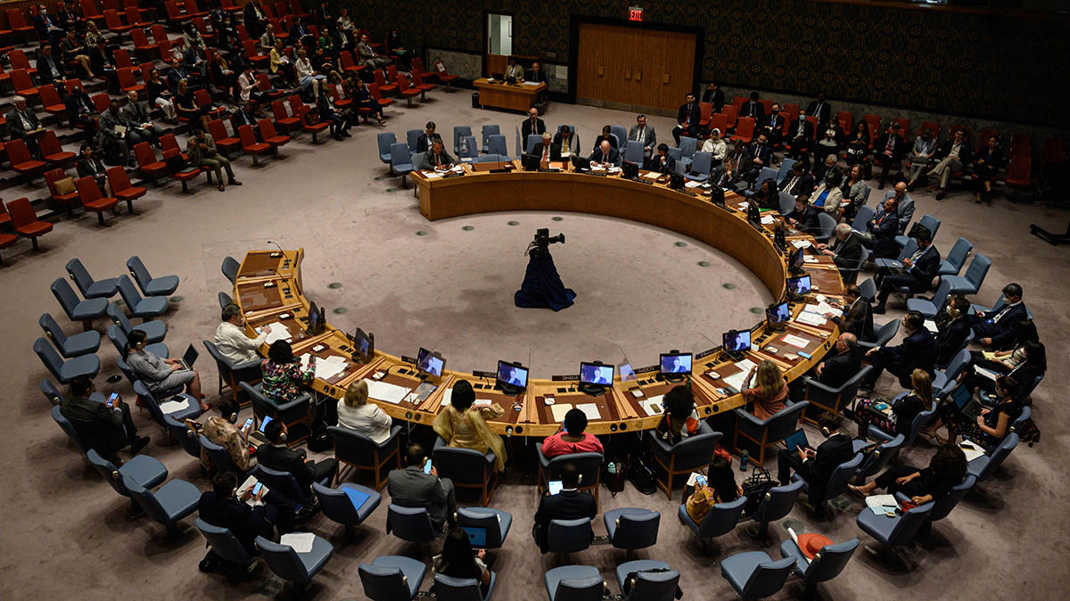 Совет Безопасности в штаб-квартире ООН в Нью-Йорке. Фото Ed JONES/AFP/Scanpix/Leta