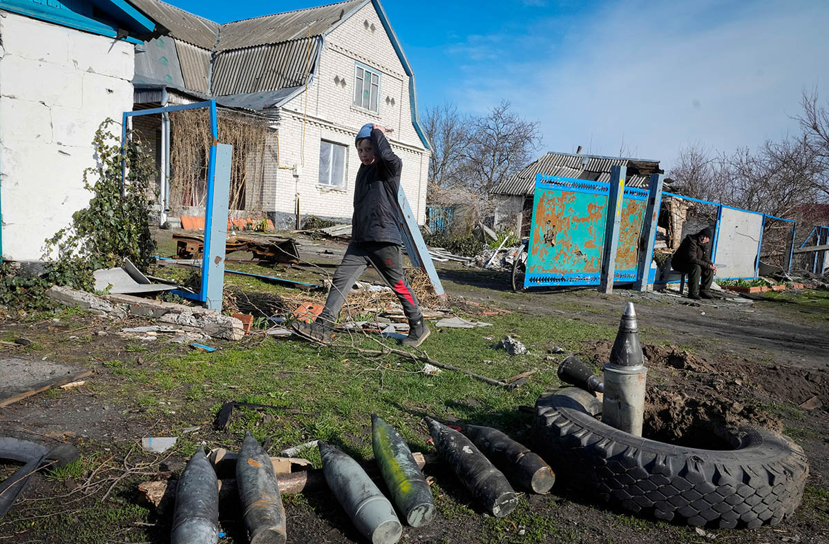 Село Андреевка в Киевской области. Фото Efrem Lukatsky/AP/Scanpix/Leta