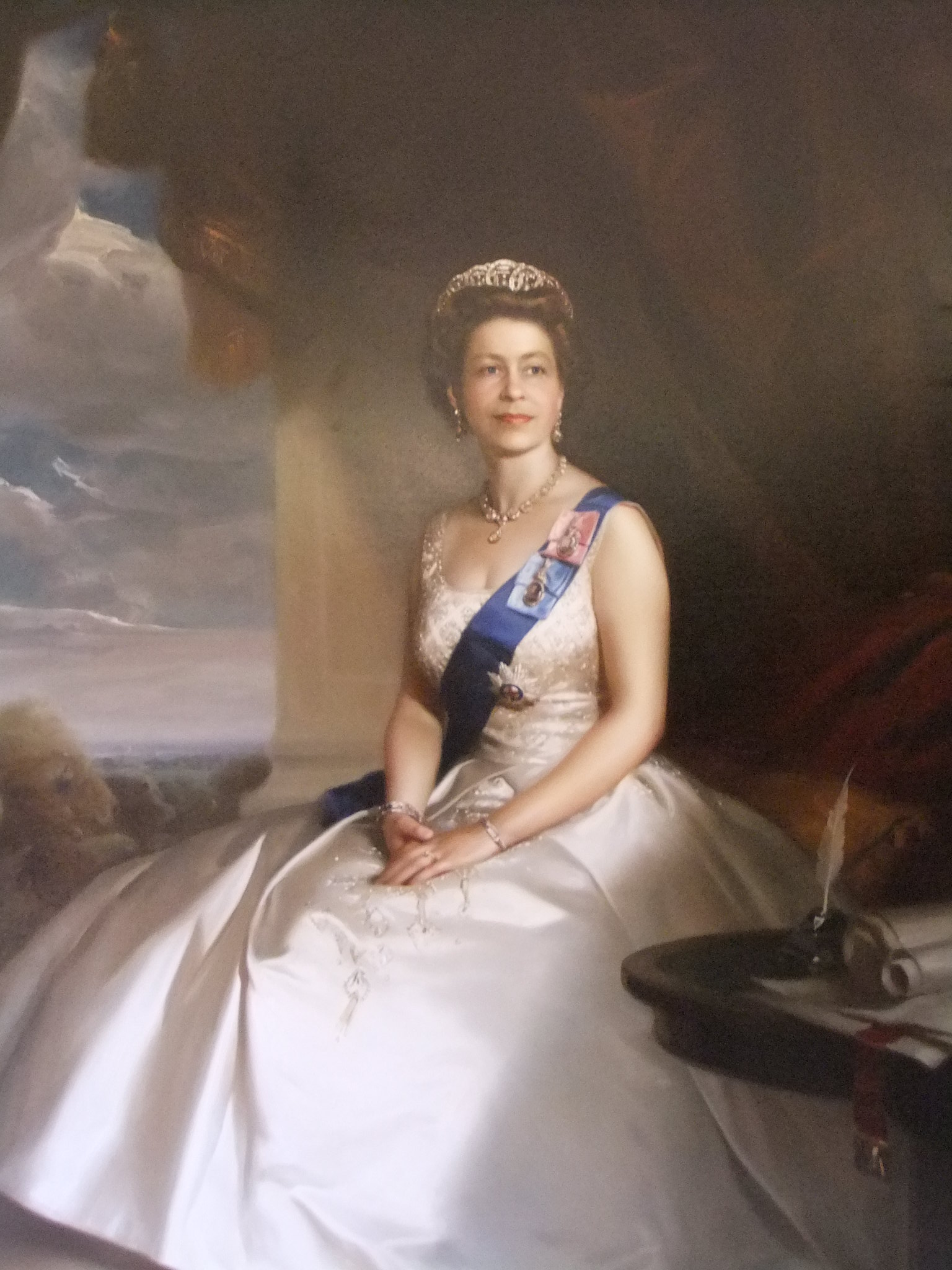 Королева Елизавета II. Портрет Джона Таунсенда. Фото Lee Haywood по лицензии Flickr