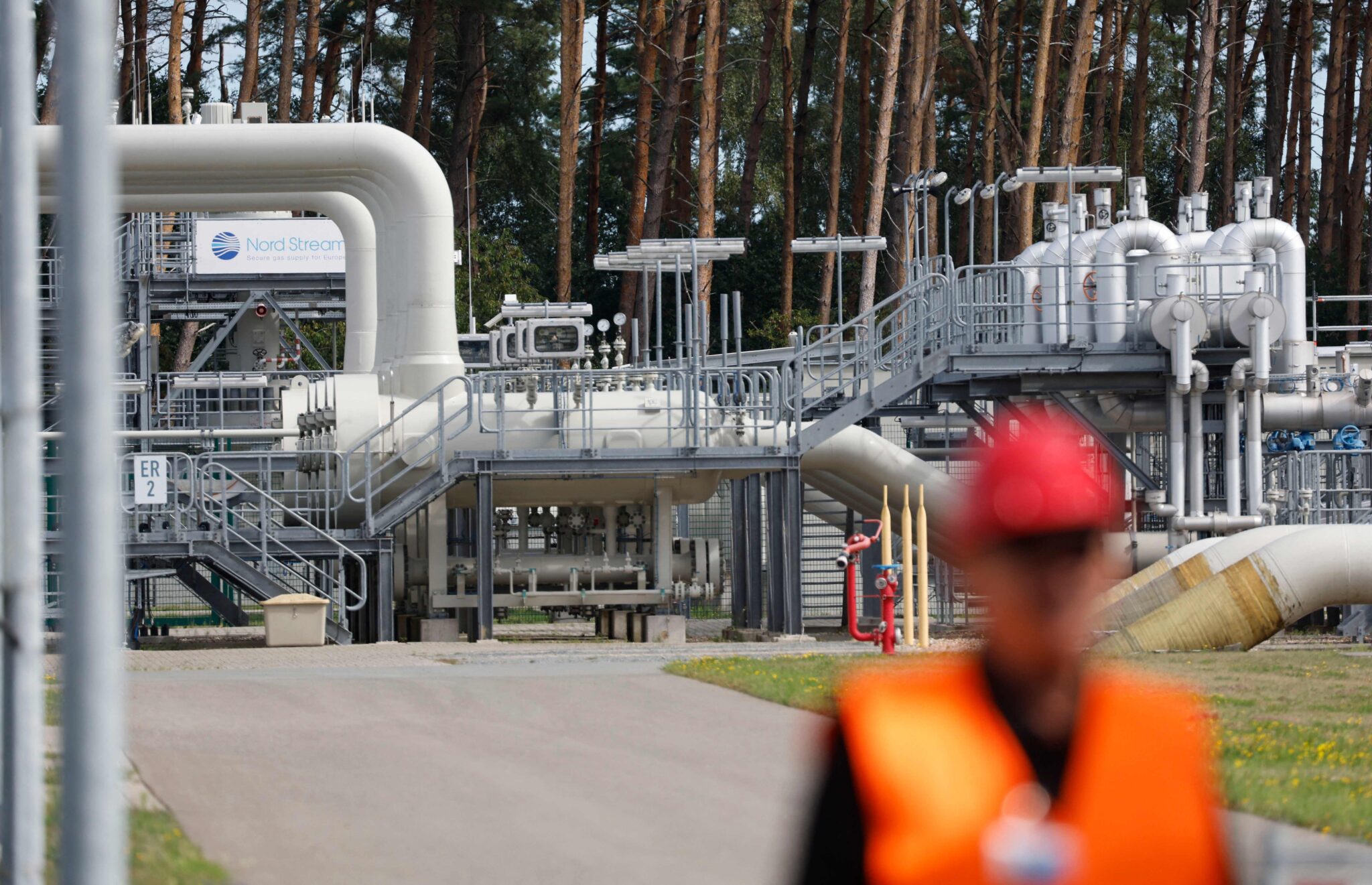 Приемный терминал газопровода «Сереный поток» в немецком Любмине. Фото Odd ANDERSEN/AFP/Scanpix/Leta
