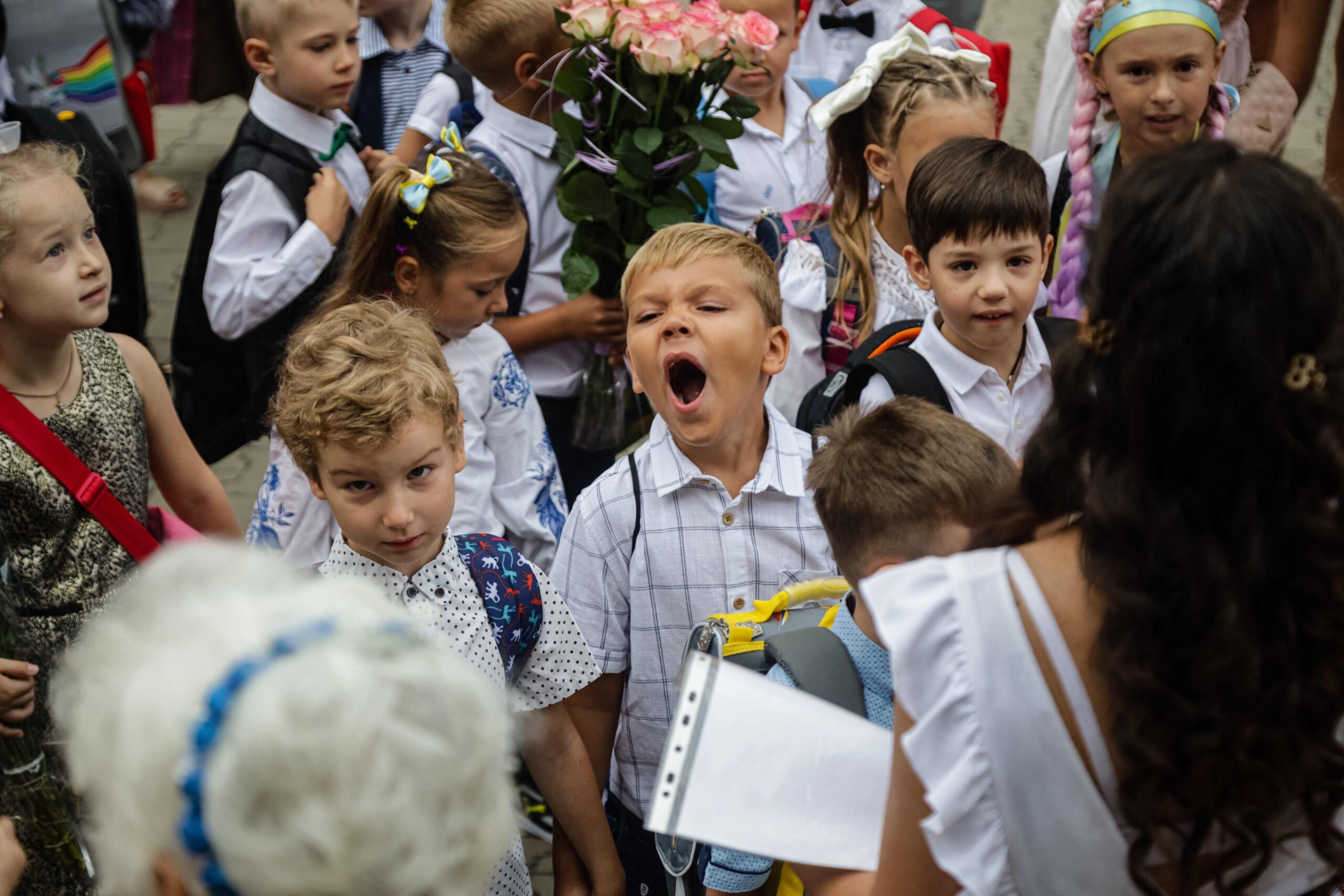 День знаний в одесской школе. 1 сентября 2022 года. OLEKSANDR GIMANOV/AFP/Scanpix/LETA