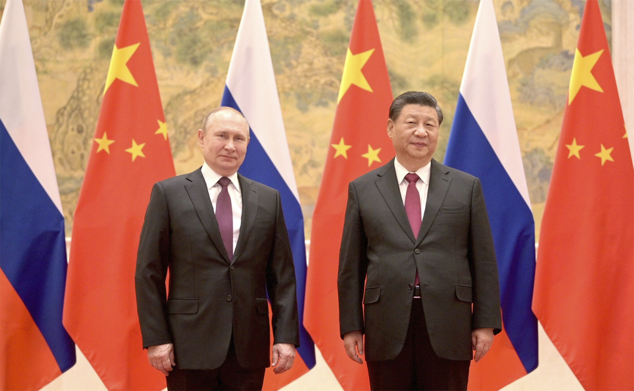 Владимир Путин и Си Цзиньпин во время встречи 4 февраля в Пекине. Фото пресс-службы Кремля
