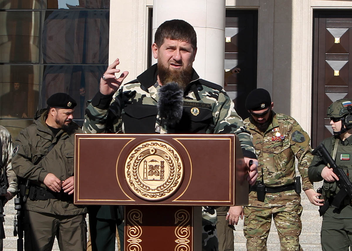 Глава Чеченской Республики Рамзан Кадыров. Фото AP/Scanpix/Leta