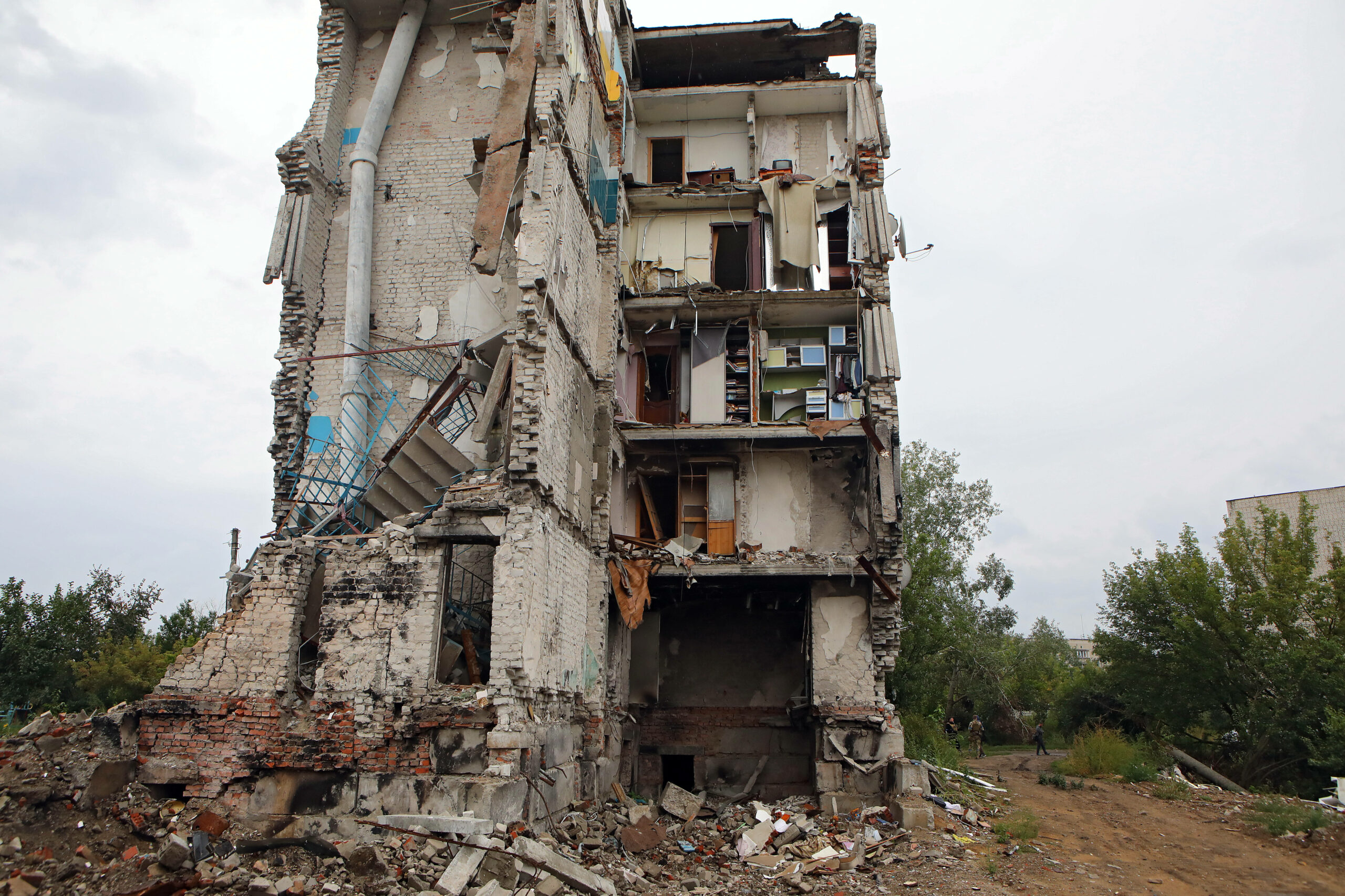 Разрушенный дом в Изюме, Харьковская область. 15 сентября 2022 года. Фото UKRINFORM AGENCY/Scanpix/LETA