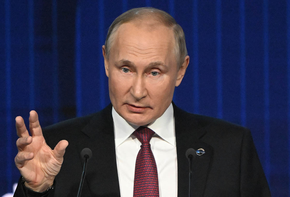 Владимир Путин на Валдайском форуме. Фото Sergey Guneev/Sputnik/REUTERS/Scanpix/LETA