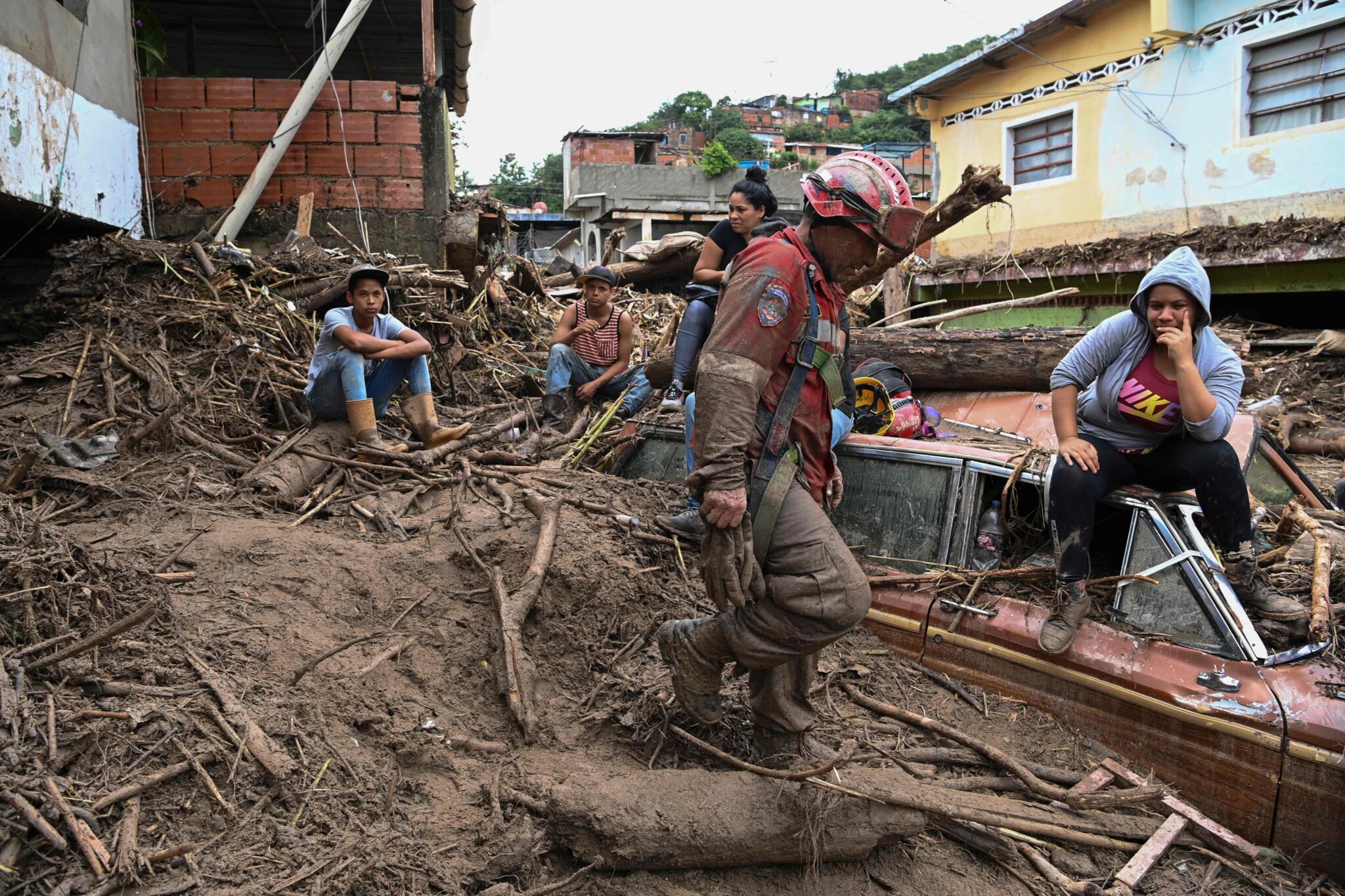 Улицы Лас Техериаса после наводнения. Фото Yuri Cortez/AFP/Scanpix/LETA