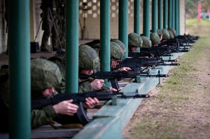 Боевая подготовка мобилизованных граждан. Фото пресс-службы Минобороны РФ.