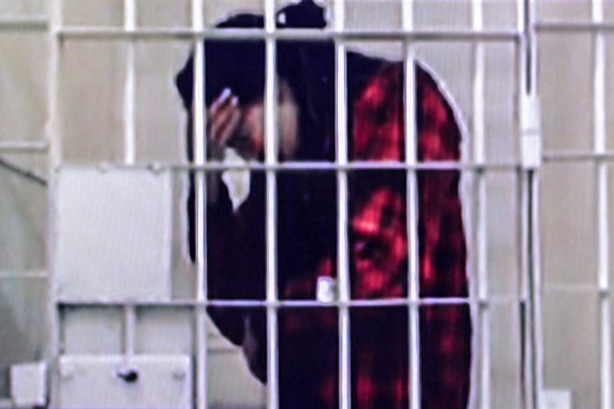 Бриттни Грайнер участвует в заседании суда по видеосвязи. Фото Evgenia Novozhenina/Reuters/Scanpix/LETA