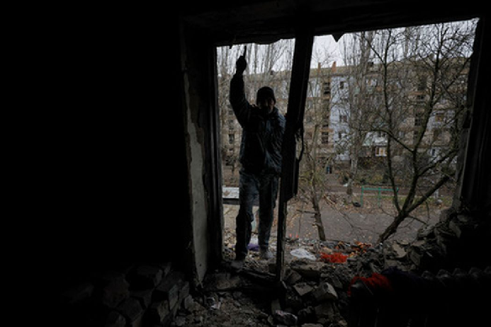 Последствия российского ракетного удара по Херсону. Фото Anna Voitenko/Reuters/Scanpix/LETA