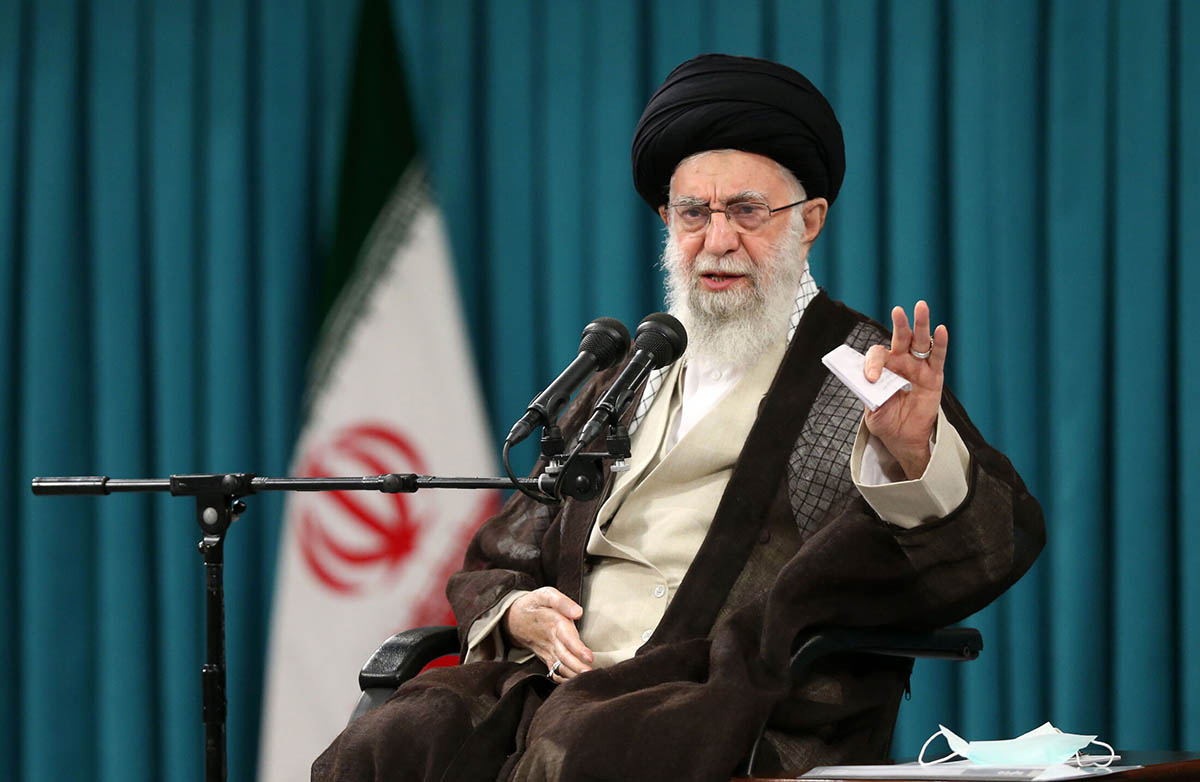 Верховный лидер Ирана аятолла Али Хаменеи. Фото IRAN SUPREME LEADER OFFICE/EPA/Scanpix/Leta