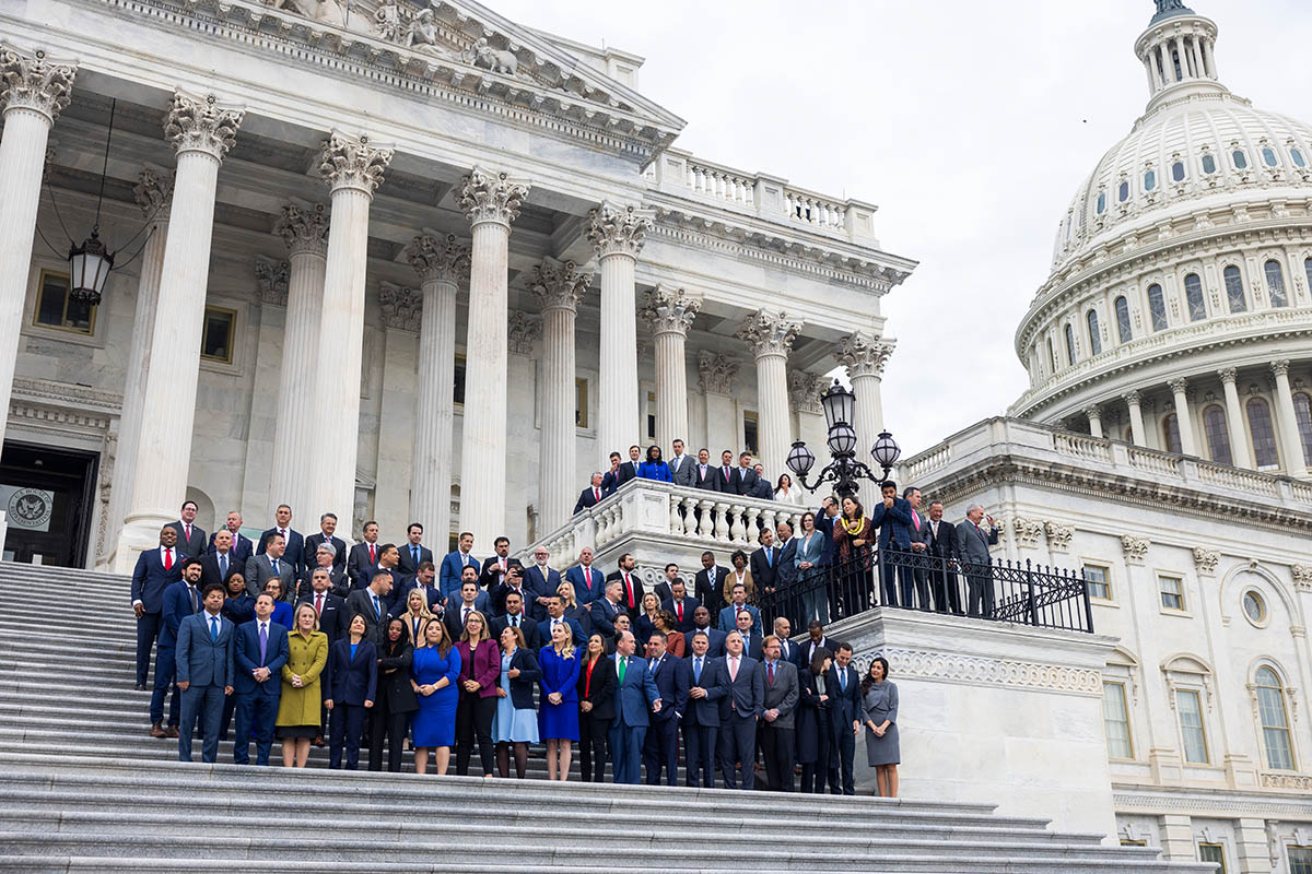 Новый состав Палаты представителей США. Фото JIM LO SCALZO/EPA/Scanpix/LETA