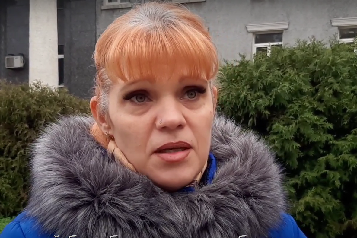 Мать мобилизованного школьника в ДНР Наталья Гладких. Скриншот из YouTube-канала «Мы из ДНР»