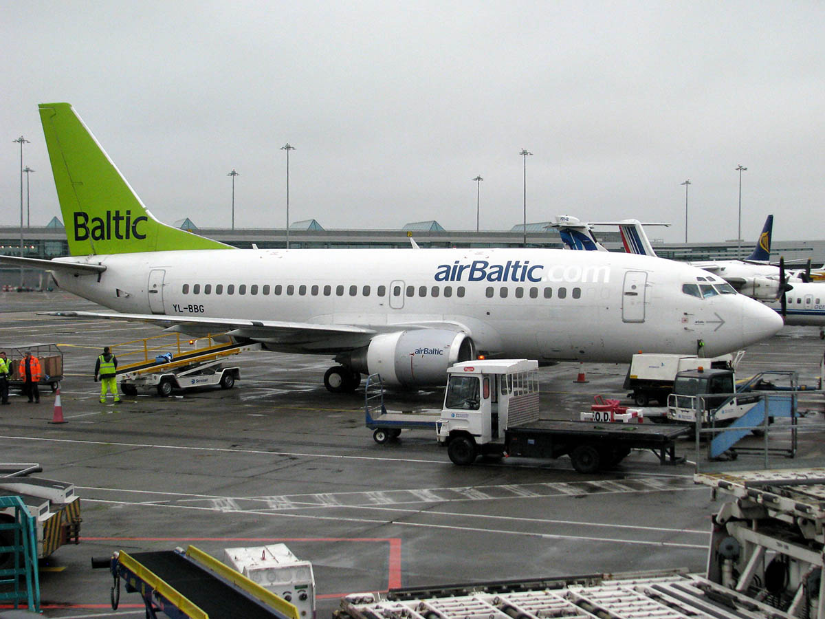 Самолет авиакомпании AirBaltic. Фото tearbringer по лицензии Flickr