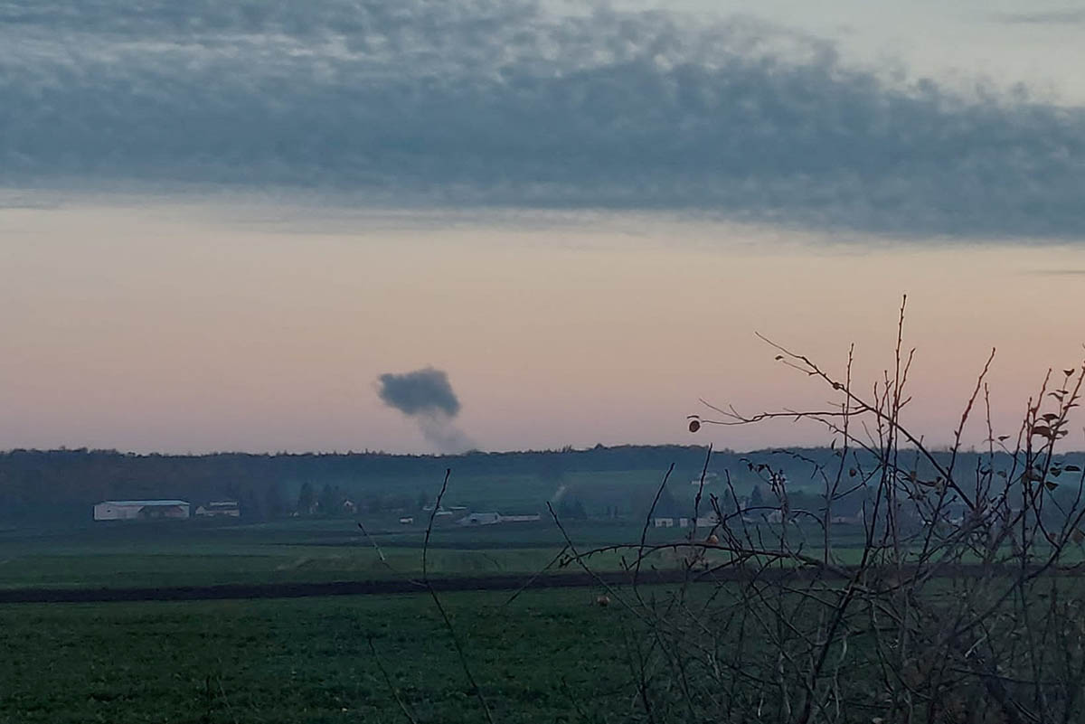 Взрыв в Пшеводуве, Польша. Фото REUTERS/Scanpix/LETA