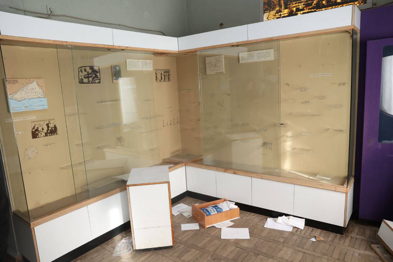 Залы Херсонского краеведческого музея после деоккупации. Фото Виктории Мусийко