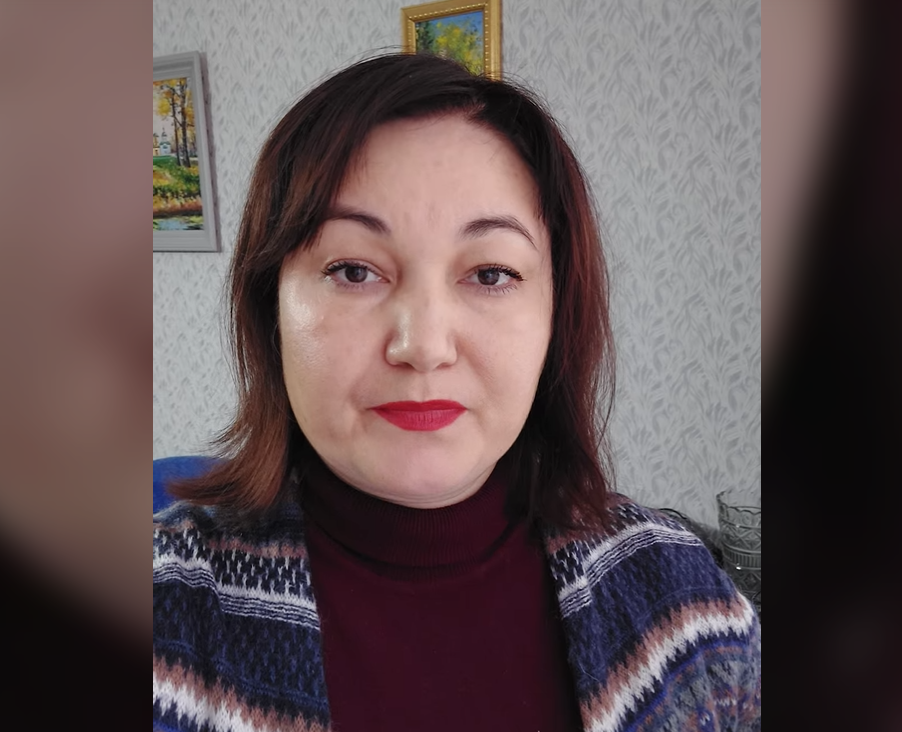 Глава "Совета матерей и жен военнослужащих" Ольга Цуканова. Скриншот из видеозаписи со страницы сообщества в соцсетях