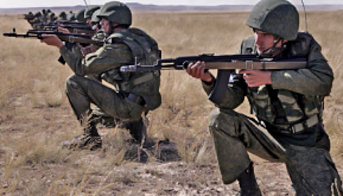 Военная подготовка. Фото с сайта Минобороны РФ