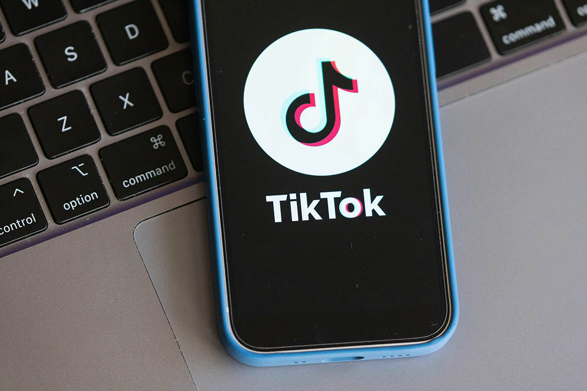 Логотип приложения TikTok. Фото Stanislav Kogiku/ZUMA Press Wire/Scanpix/LETA