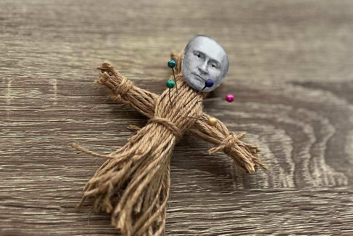 Кукла вуду Путин. Фото Екатерина Трушина для Spektr.Press