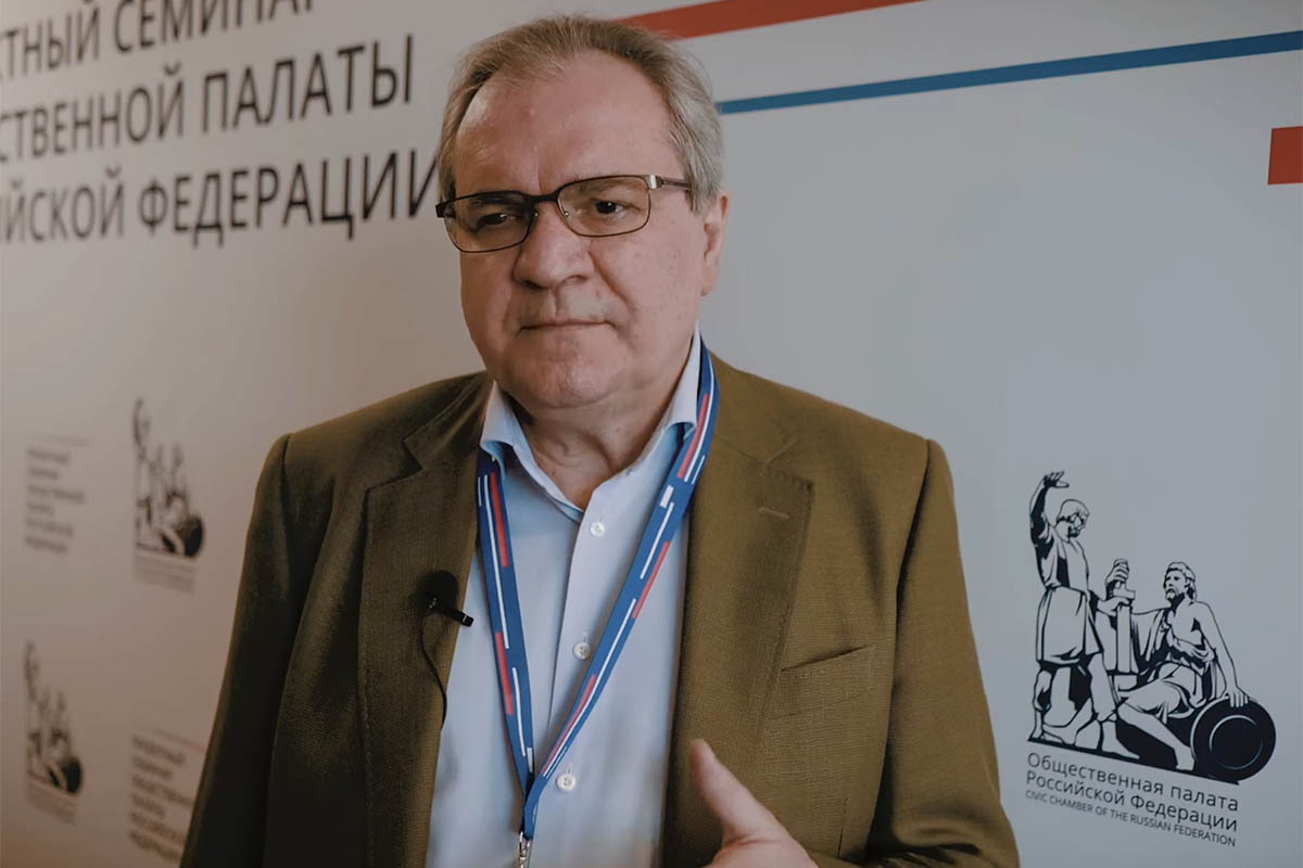 Валерий Фадеев. Скриншот видео Общественная палата Российской Федерации/YouTube